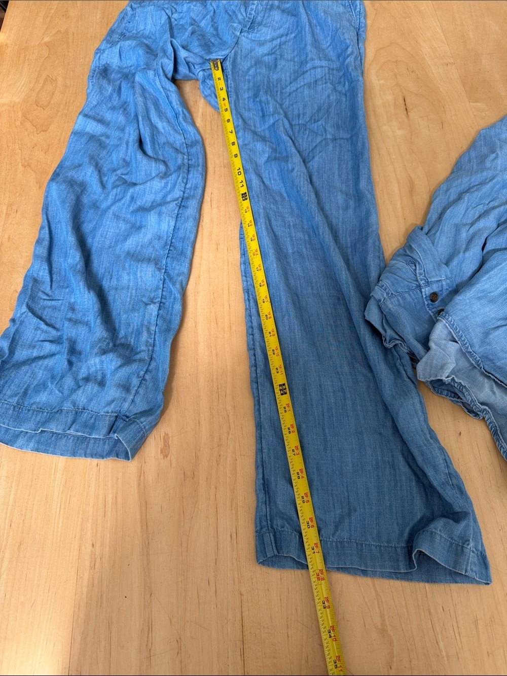 Lands' End Light Blue Denim Set - Picture 5 of 7
